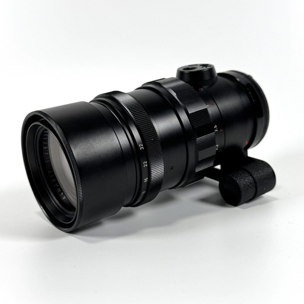 藤沢市長後の買取ふじで買取したLEITZ ライカ ELMARIT 135mm F2.8 望遠レンズ