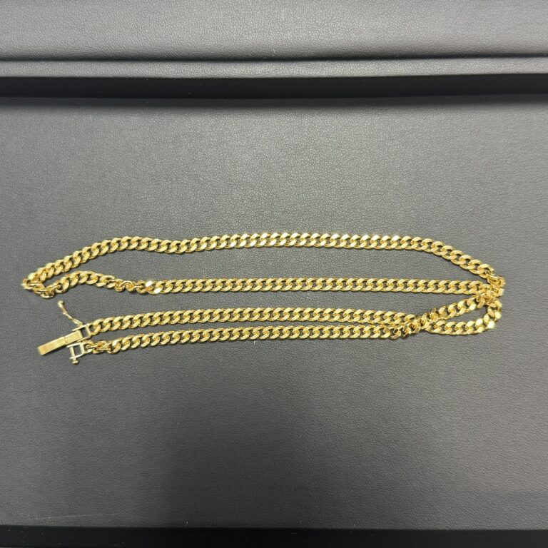 藤沢市長後の買取ふじで買取したK18（18金）約50gの喜平ネックレス