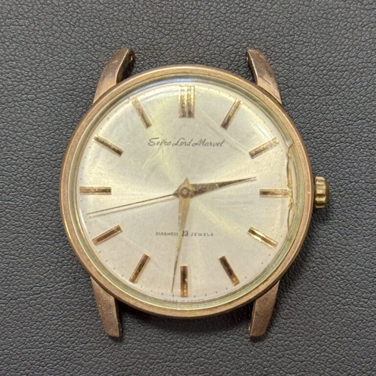 藤沢市長後の買取ふじで買取したSEIKO セイコー ロードマーベル Diashock 23石のヴィンテージ手巻き腕時計